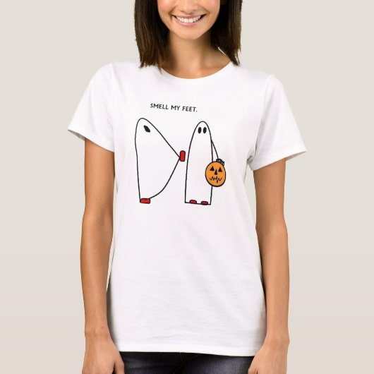 Riechen Sie meine Füße T-Shirt (Vorderseite)