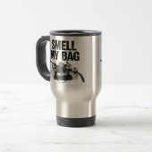 Riechen Sie meine Tasche (Hockeyschläger) Reisebecher (Vorderseite Links)