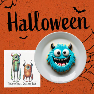 Riechen Sie unsere Monster-Buddies nach Maß Serviette