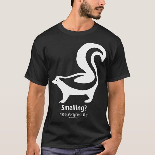 Riechend? Dunkles T-Shirt (Vorderseite)