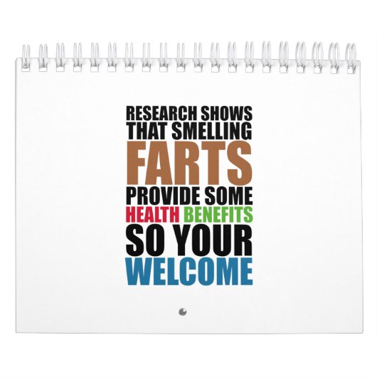 Riechende Furzen Kalender (Titelbild)