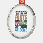 Riechende Furzen Ornament Aus Metall (Links)