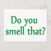 Riechst du das? postkarte (Vorderseite)