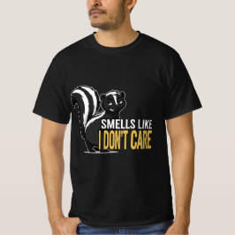 Riecht, als ob es mir egal wäre: Ungestörter Racco T-Shirt