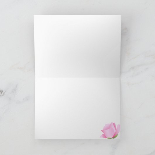 Riecht die Rose Karte (Innenseite)