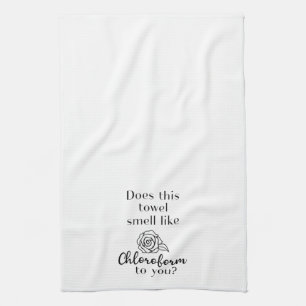 Riecht dieses Handtuch wie Chloroform für Sie?