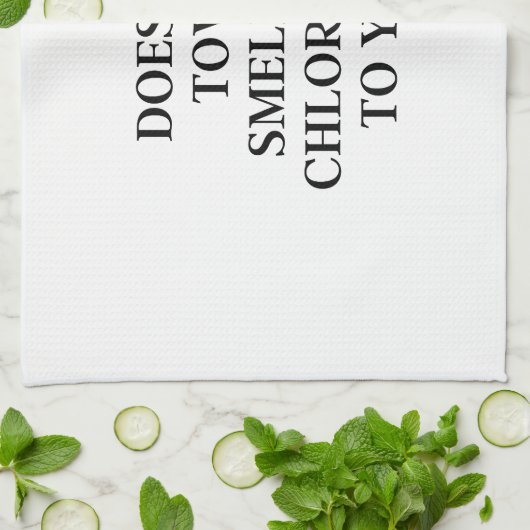 Riecht dir dieses Handtuch wie Chloroform? (Gefaltet)