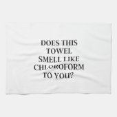 Riecht dir dieses Handtuch wie Chloroform? (Horizontal)