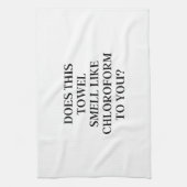 Riecht dir dieses Handtuch wie Chloroform? (Vertikal)