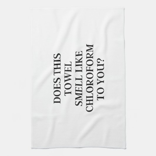 Riecht dir dieses Handtuch wie Chloroform? (Vertikal)
