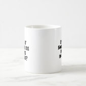 Riecht es wie Updog in hier scherzt Kaffeetasse (Mittel)