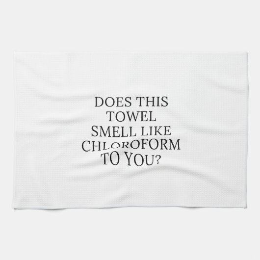 Riecht Ihnen dieses Handtuch wie Chloroform? (Horizontal)
