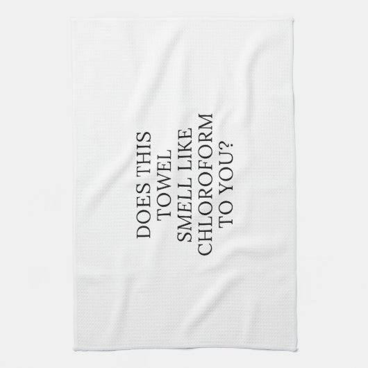 Riecht Ihnen dieses Handtuch wie Chloroform? (Vertikal)