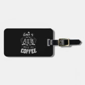 Riecht nach Kaffee Gepäckanhänger (Vorderseite horizontal)