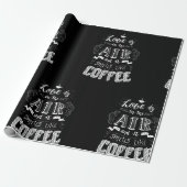 Riecht nach Kaffee  Geschenkpapier (Ungerollt)