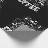 Riecht nach Kaffee  Geschenkpapier (Ecke)