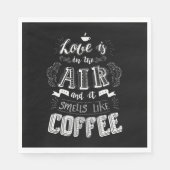 Riecht nach Kaffee Serviette (Vorderseite)