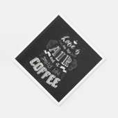 Riecht nach Kaffee Serviette (Ecke)