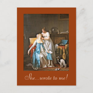 Riecht Someone nach Letter?!! Postkarte