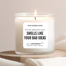 Riecht wie ein Funny Candle Label
