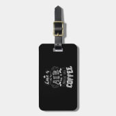 Riecht wie Kaffee Gepäckanhänger (Vorderseite vertikal)