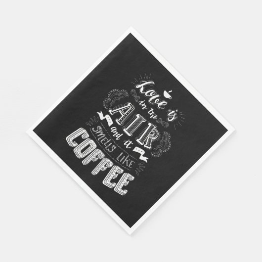 Riecht wie Kaffee Serviette (Ecke)