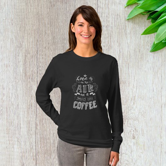 Riecht wie Kaffeemünder lange Schläfchen T-Shirt