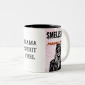 Riecht wie MaMa-Geist Zweifarbige Tasse (VorderseiteRechts)