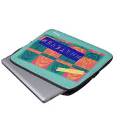 Riecht wie was auch immer Spaß 90er Jahre sarkasti Laptopschutzhülle (Vorne Knopf)