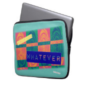 Riecht wie was auch immer Spaß 90er Jahre sarkasti Laptopschutzhülle (Vorderseite Links)