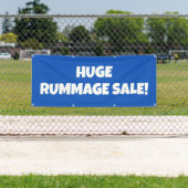 Riege Rummage Sale Banner (Insitu)