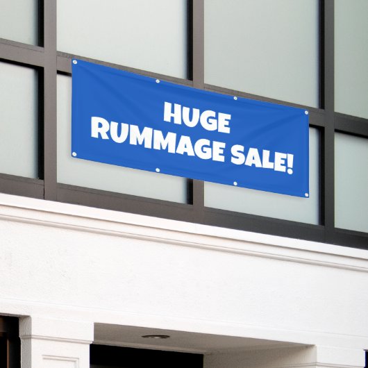 Riege Rummage Sale Banner (Äußeres Gebäude)