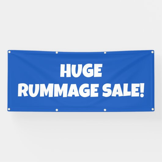 Riege Rummage Sale Banner (Horizontal)