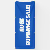 Riege Rummage Sale Banner (Vertikal)