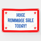 Riege Rummage Sale Banner (Horizontal)
