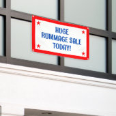 Riege Rummage Sale Banner (Äußeres Gebäude)