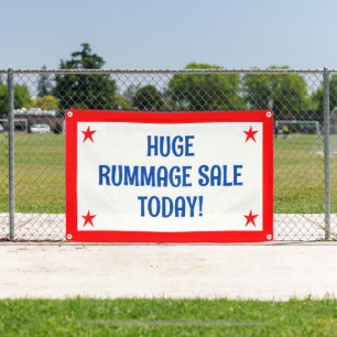 Riege Rummage Sale Banner