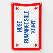 Riege Rummage Sale Banner (Vertikal)