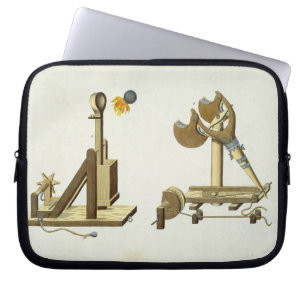 Riemen mit "griechischem Feuer", Platte von 'einer Laptopschutzhülle