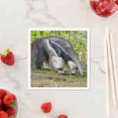 Riese Anteater auf Gras Serviette (Beispiel)