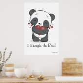 Riese 'I Snorgle the Best'! Panda Poster (Küche)