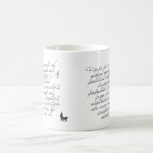 RIESE ++ Skript-Tasse Kaffeetasse (Mittel)