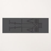 Riese von Atacama Yogamatte (Vorderseite (Horizontal))