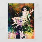 Riesen-Alice im Wunderland Postkarte (Vorderseite)