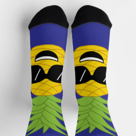 Riesen-Ananas Funny Hawaiian Luau Socken