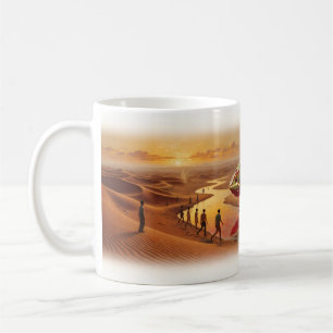 Riesen-Chamäleon-Wüstenfluss-des-Wandels-Tasse Kaffeetasse