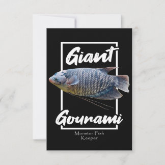 Riesen-Gourami-Monster-Fisch |Aquarium Lover RSVP Karte