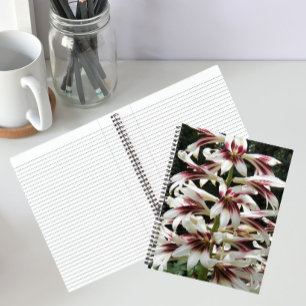 Riesen-Himalaja-Lilien Florales Notizbuch