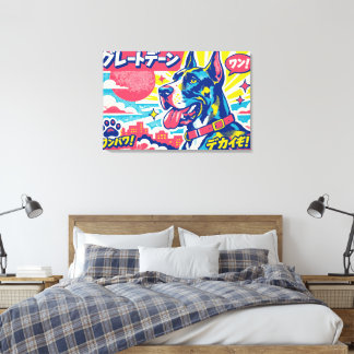 Riesen-Japanischer Deutsche-Dogge-Plakat Leinwanddruck