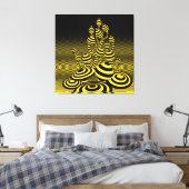 Riesen Leinwand Acid Lemon Magic Pilze 1m². (Insitu (Schlafzimmer))